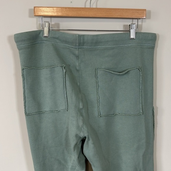 Frank and Eileen EAMON Jogger Sweatpant Green Triple Fleece Pant Sz M NEW - Picture 8 of 10